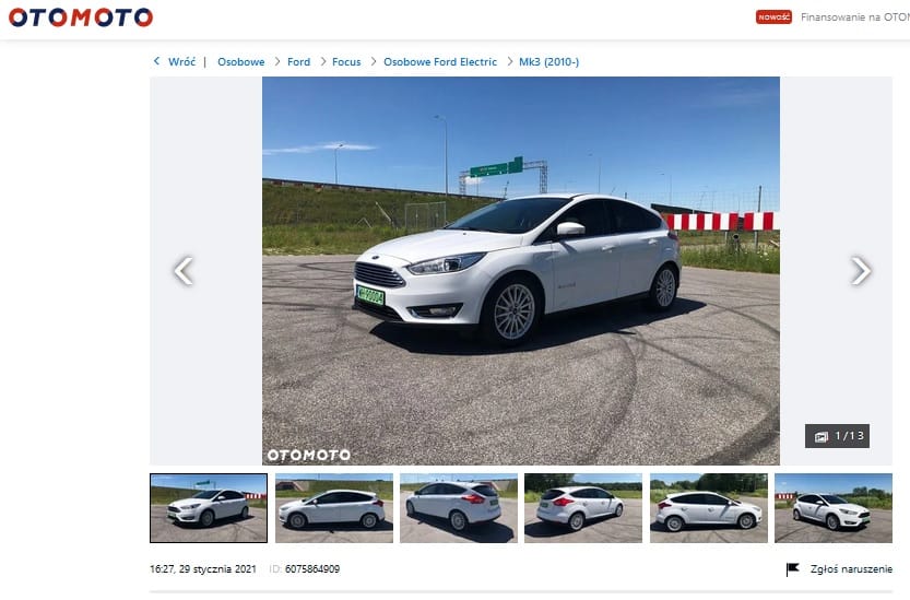 Elektryczne samochody używane z amerykańskiego rynku maja atrakcyjne ceny.