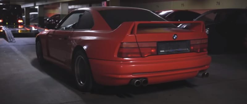 Czerwone BMW