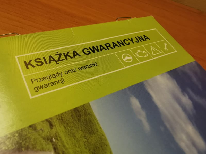 Książka serwisowa