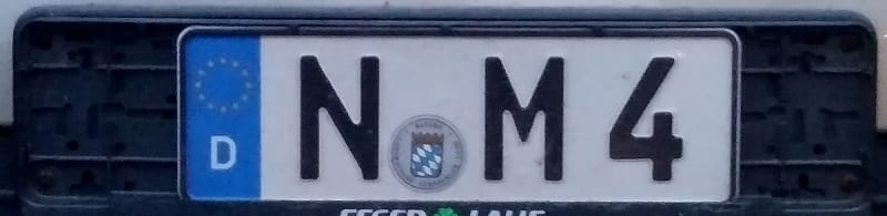 Niemieckie tablice rejestracyjne