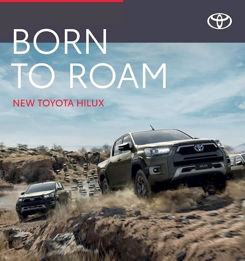 reklama Toyoty Hilux