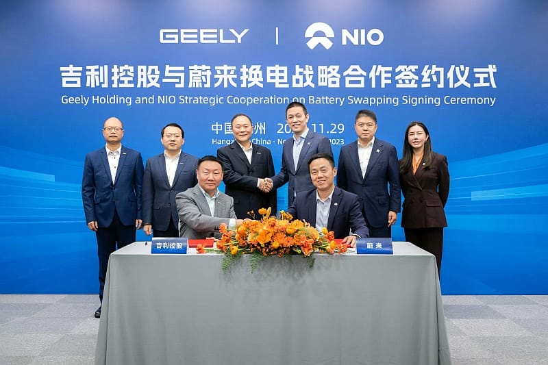 Wymiana akumulatorów: Nio i Geely