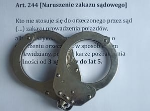 Pościg za pijanym kierowcą. Fot. KPP w Ciechanowie