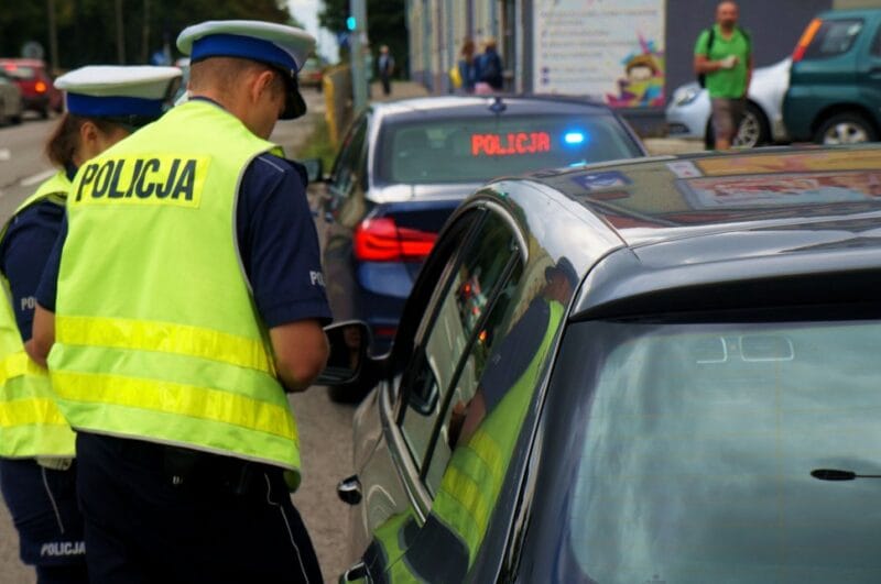 policja zatrzymanie kierowcy