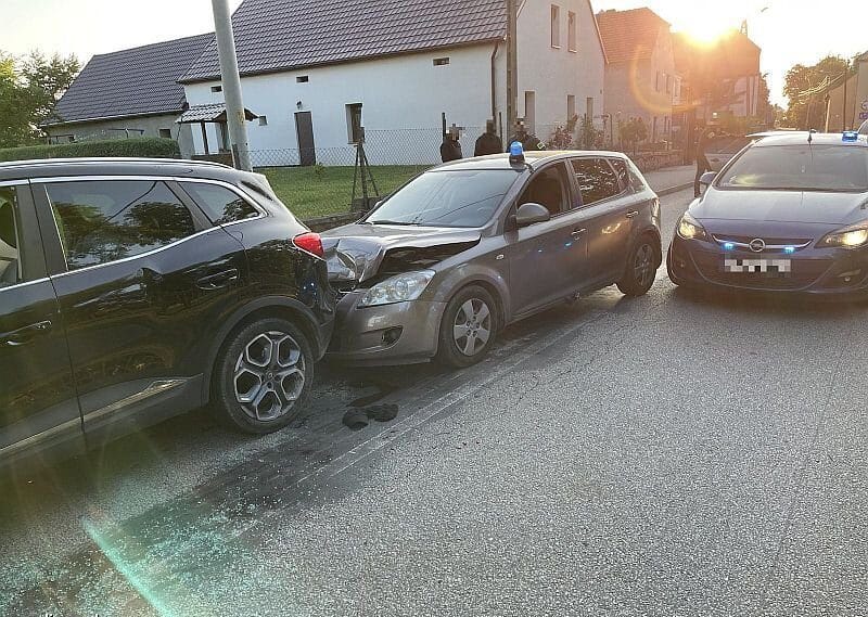pojazd uprzywilejowany kolizja