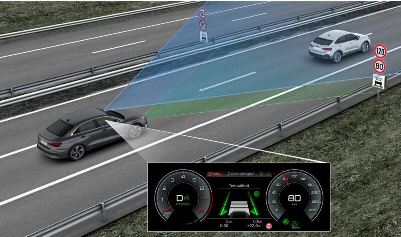 system rozpoznawania znaków audi