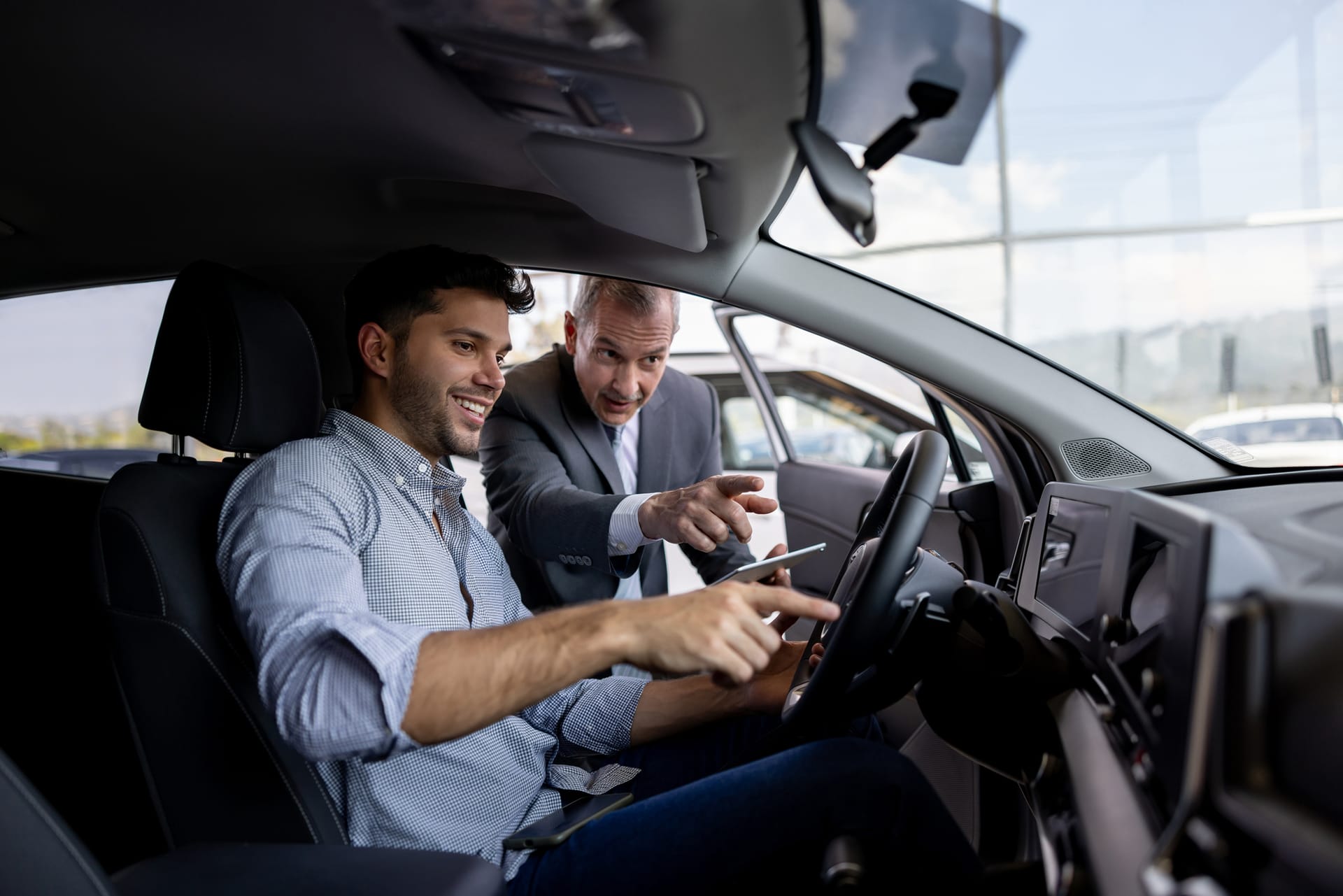 GSR sprzedawca auto kupujący prezentacja
