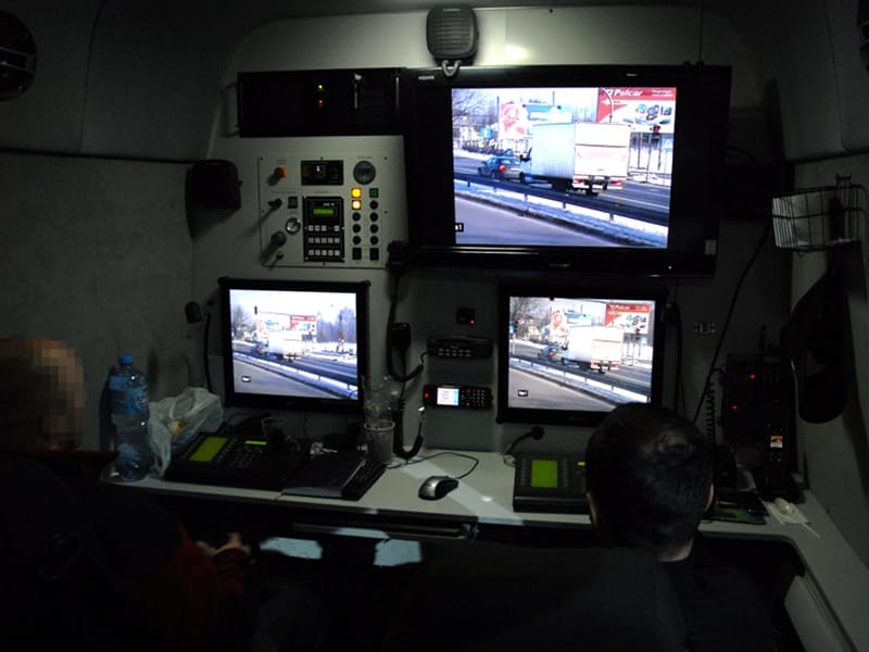mobilne centrum monitoringu
