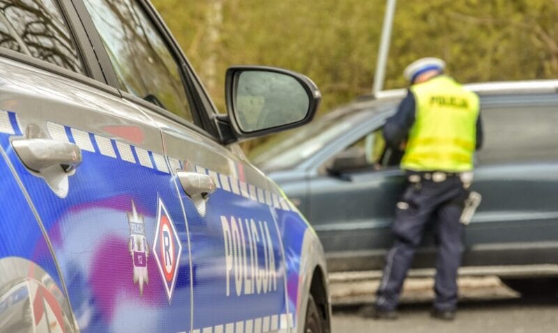 kontrola policja radiowóz