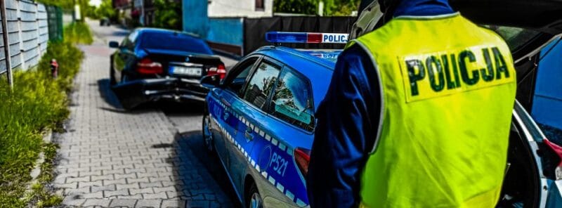 kolizja policja