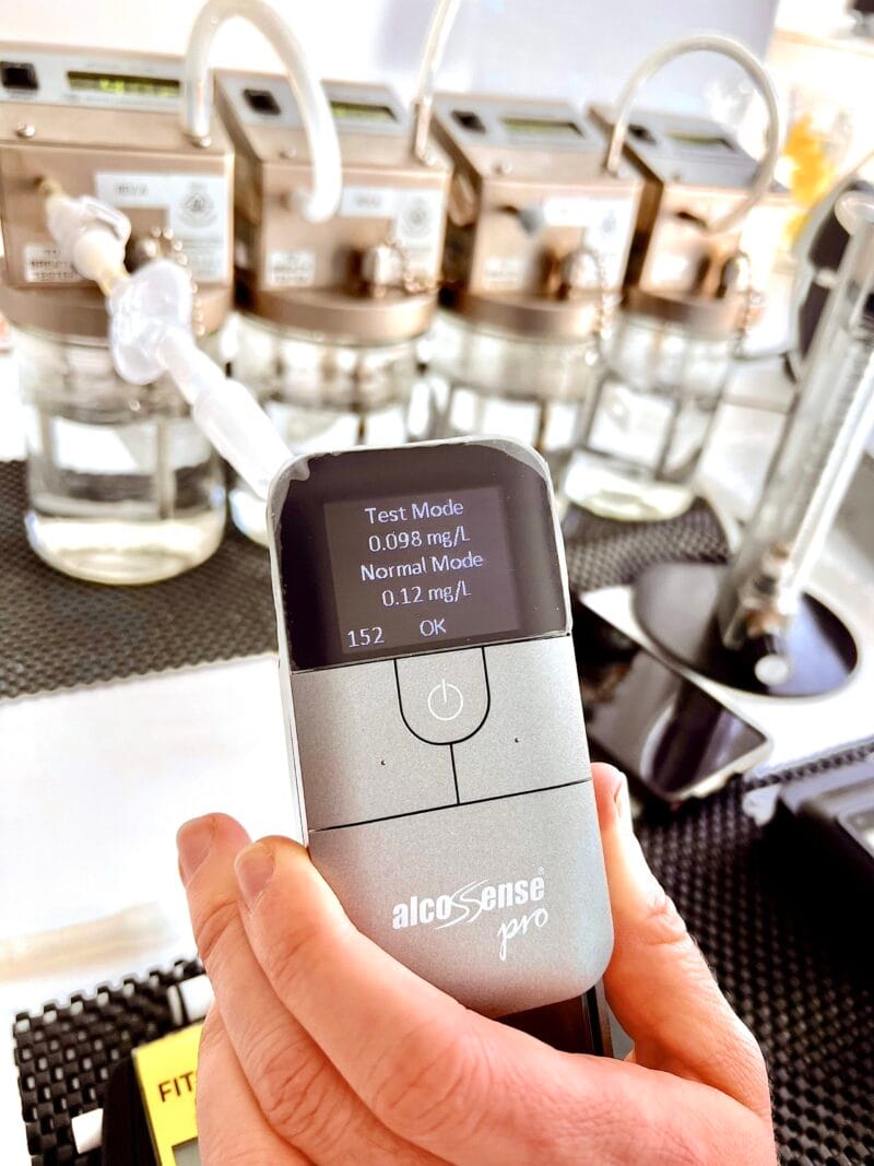 test AlcoSense Pro alkomat