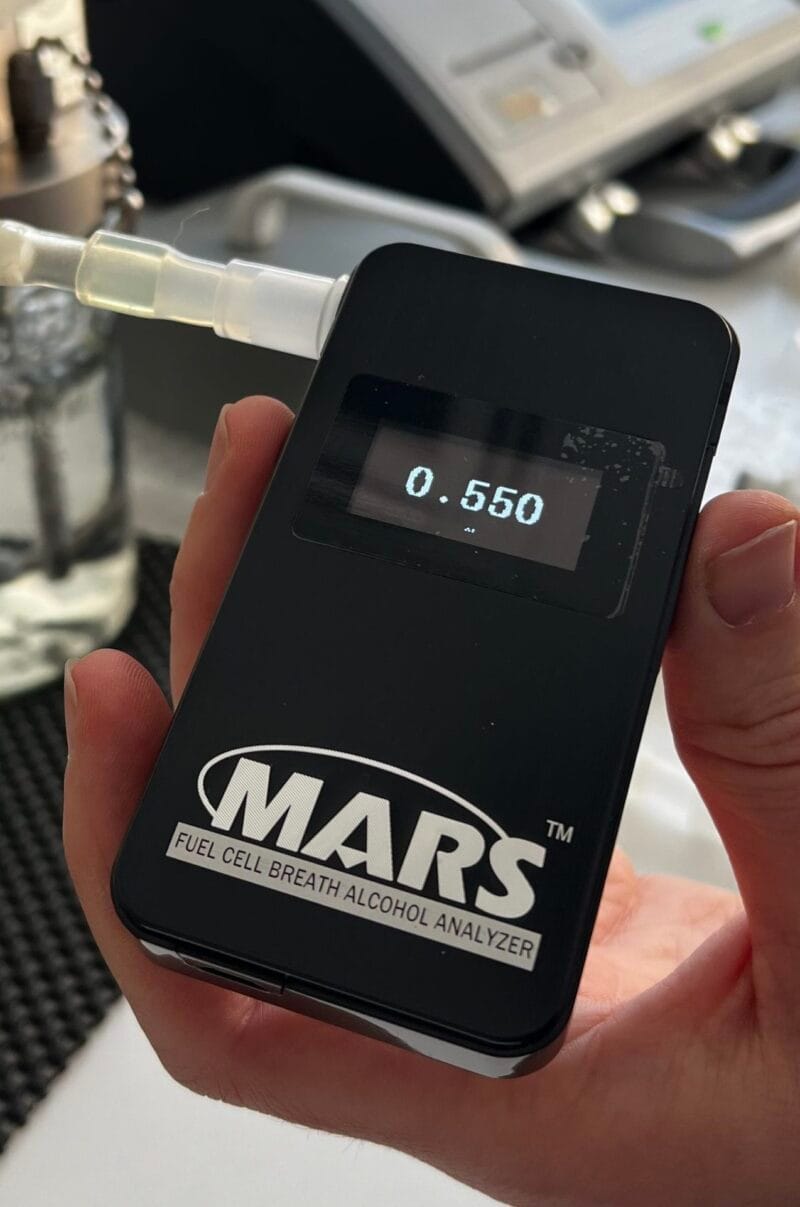 alkomat test Alcovisor Mars BT
