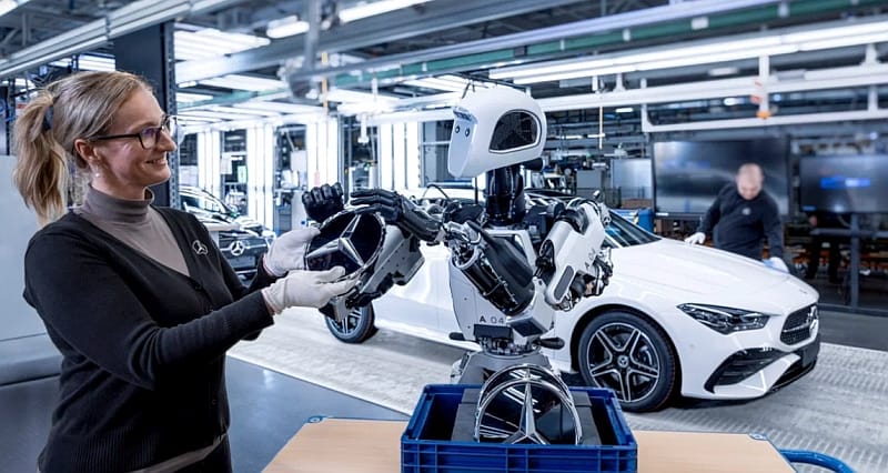 Robot mercedesa