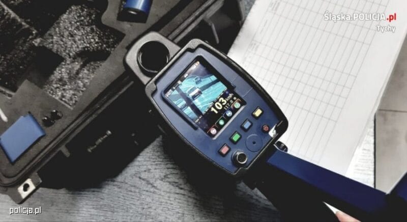 miernik prędkości laserowy TRUCAM policja