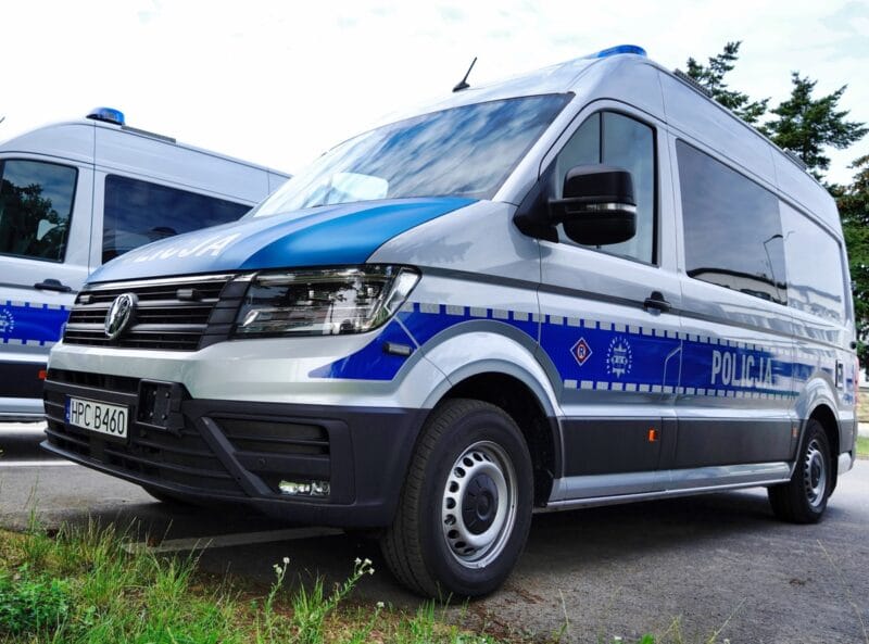 policja Volkswagen Crafter mobilna stacja diagnostyczna drogówka radiowóz specjalistyczny