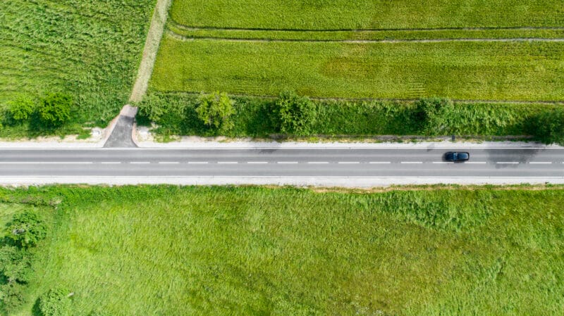 skrzyżowanie połączenie dróg