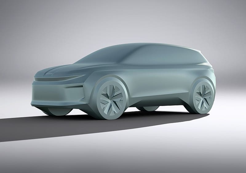 Skoda Elroq - rzeźba