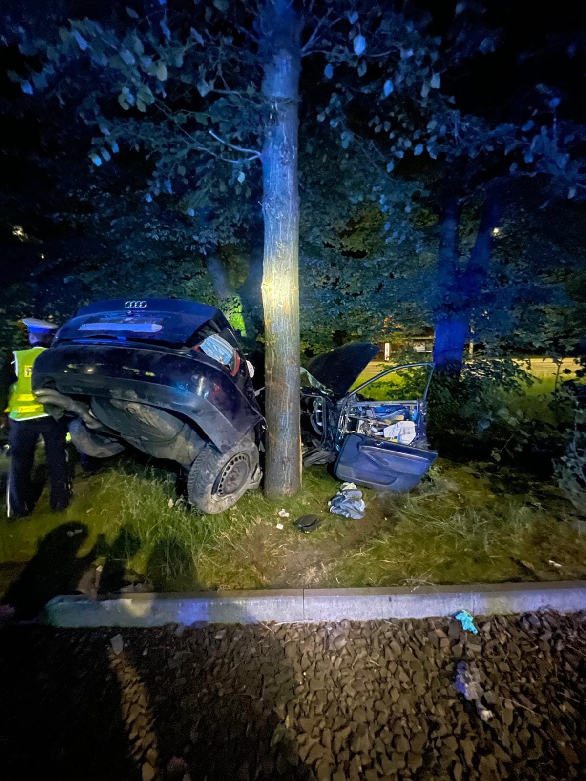wypadek Audi A4 Gdańsk