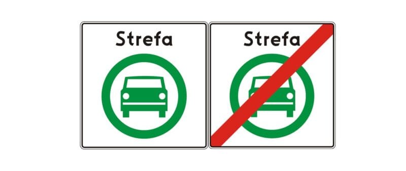 znak d-54 strefa czystego transportu
