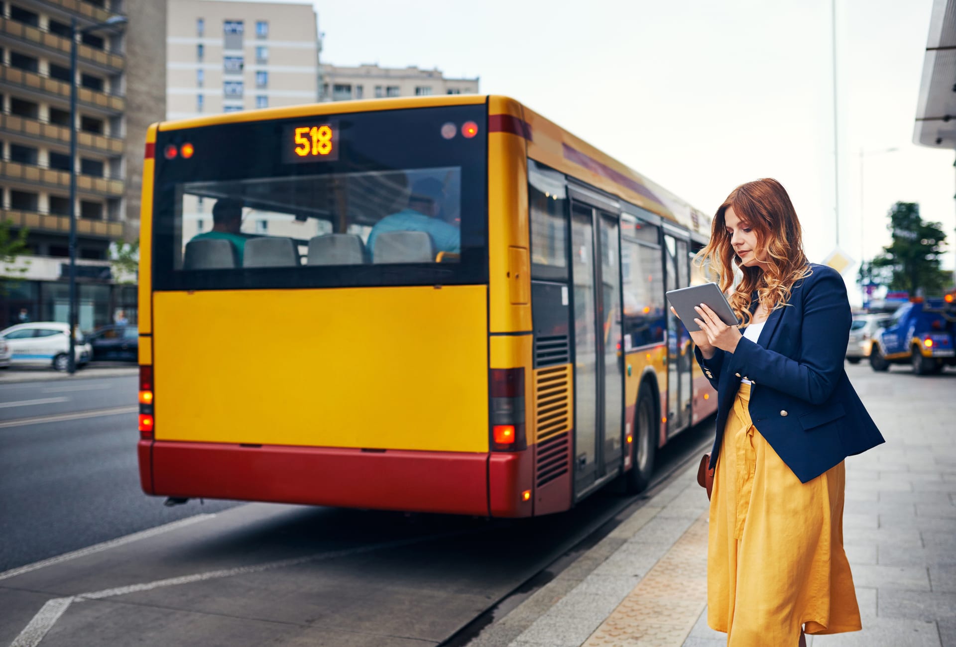 przystanek autobus pasażer