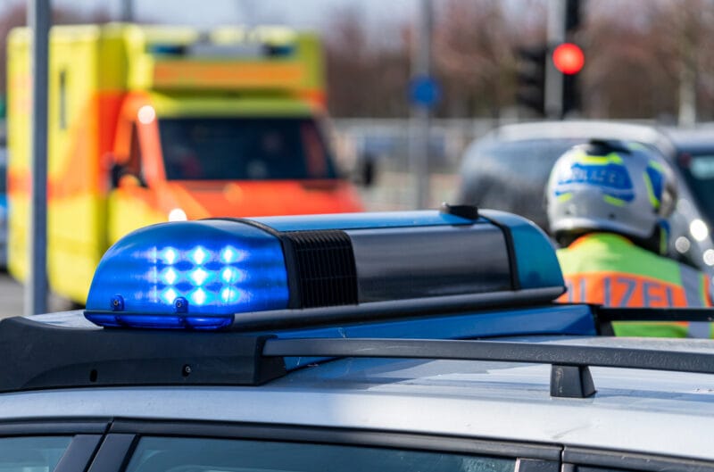 kolizja wypadek policja ambulans Niemcy