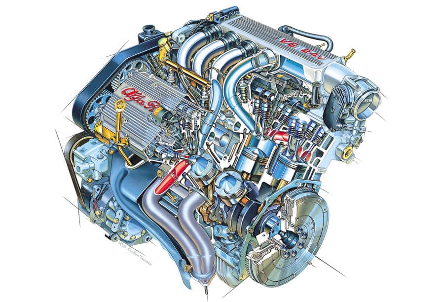 Alfa 166 silnik Busso