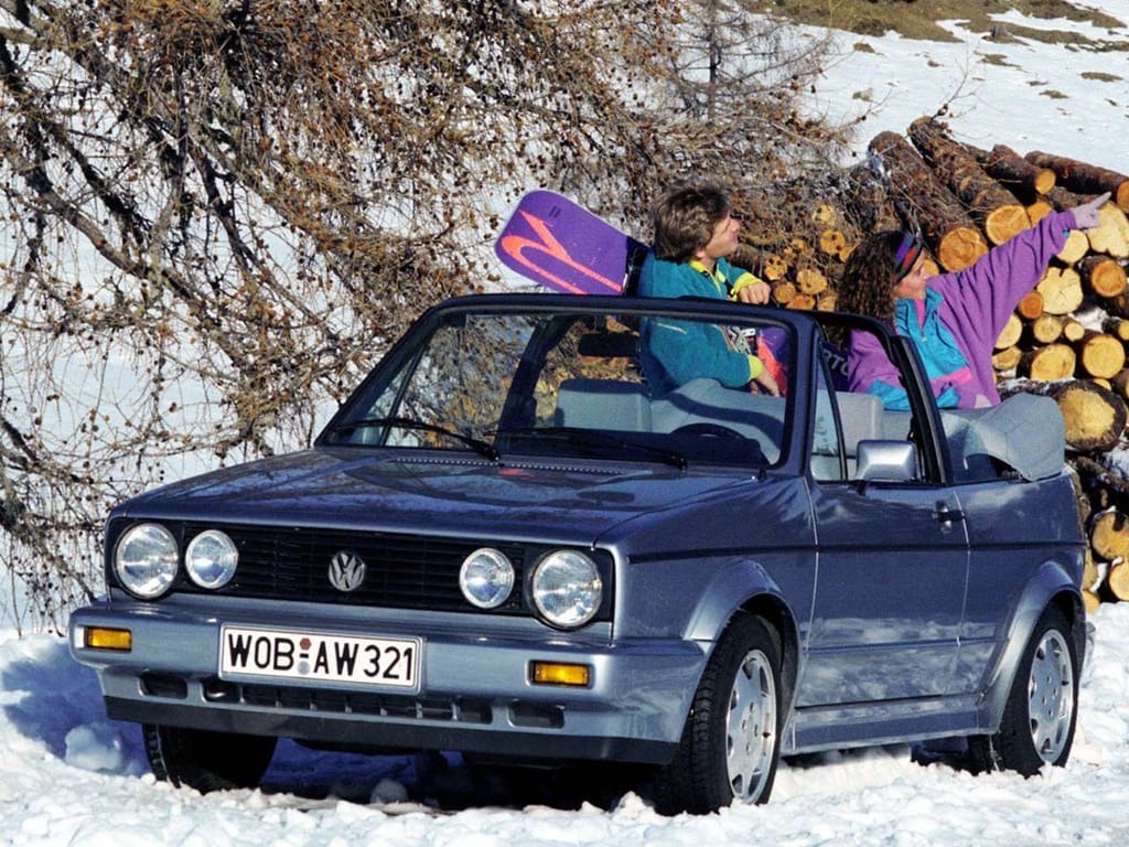 VW Golf I cabrio przód