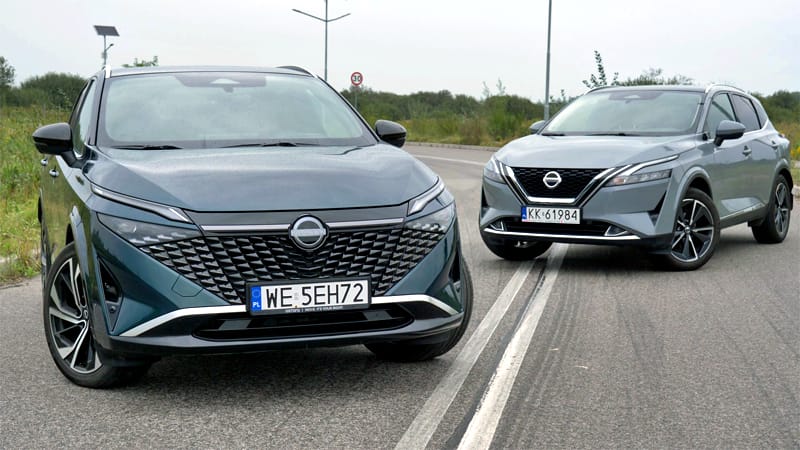Nissan Qashqai dwie generacje