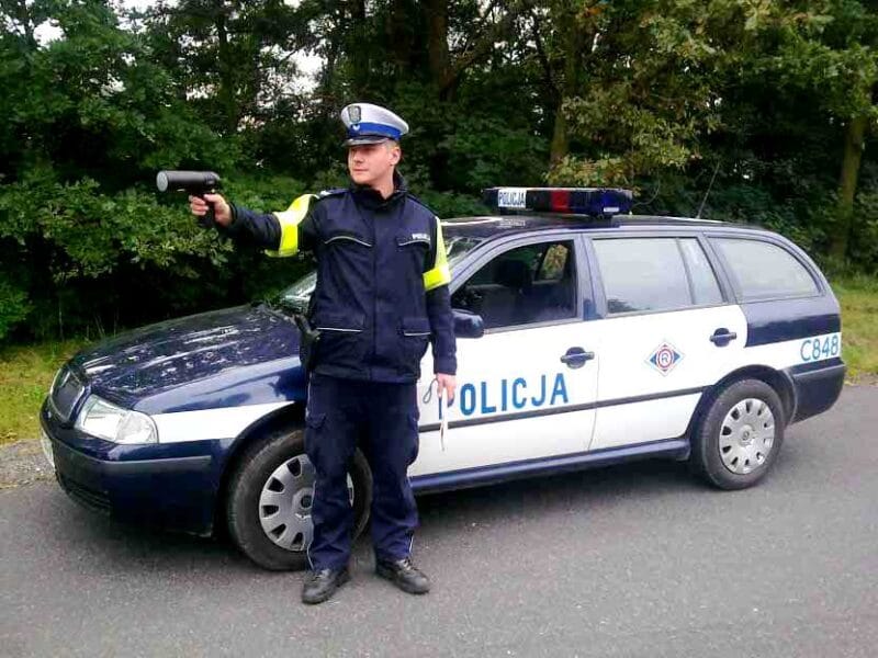kontrola prędkość policja radar Iskra 1