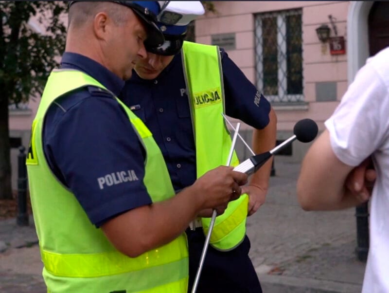 policja sonometr
