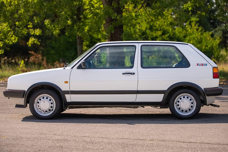 VW Golf II bok