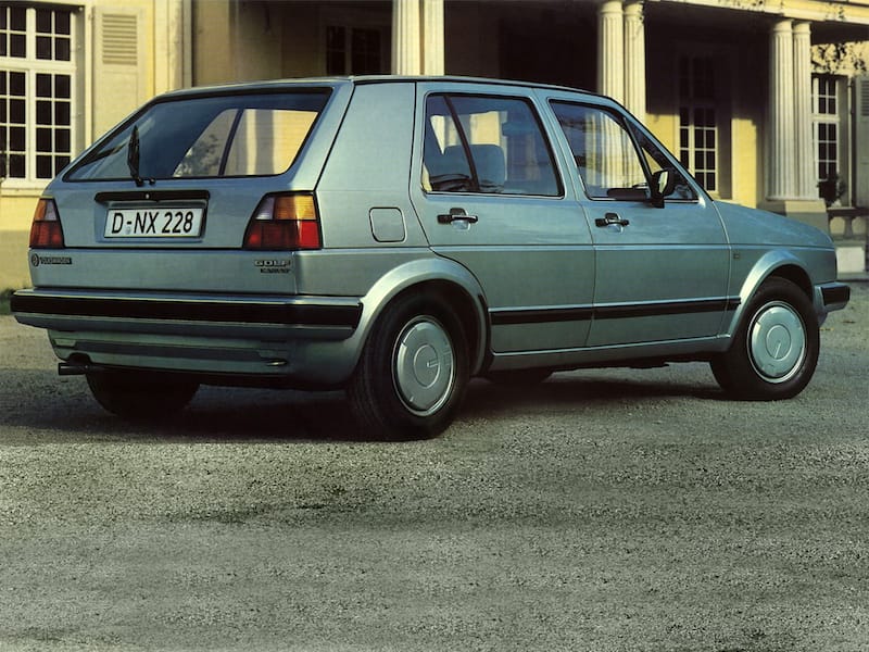 VW Golf II tył