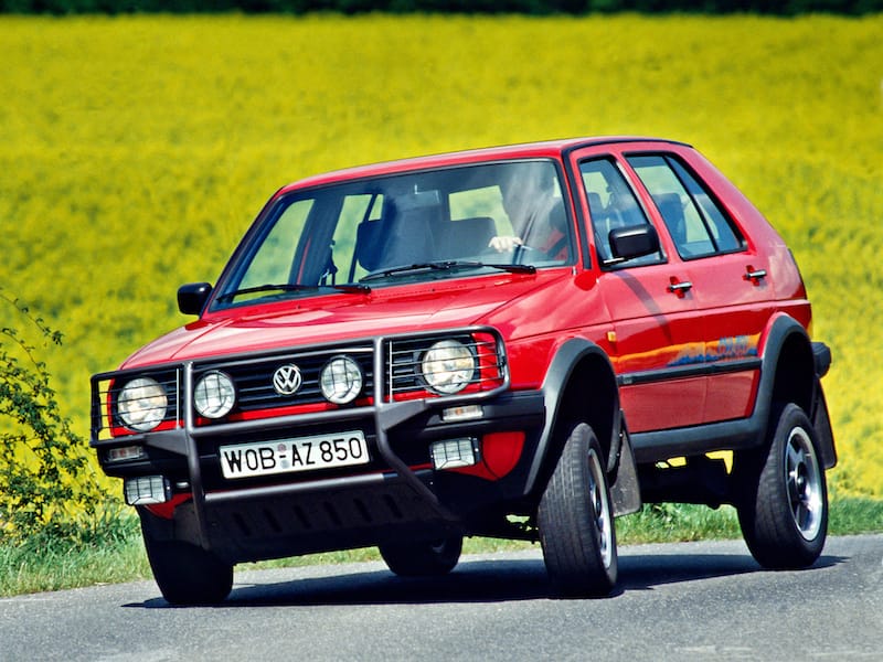 VW Golf II Country przód