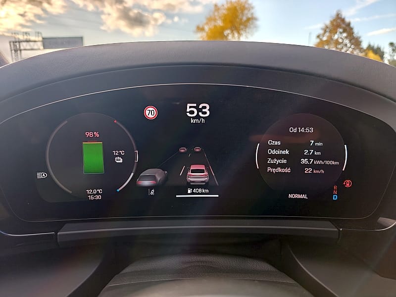 2024 nowe Porsche Macan 4S EV - ekran