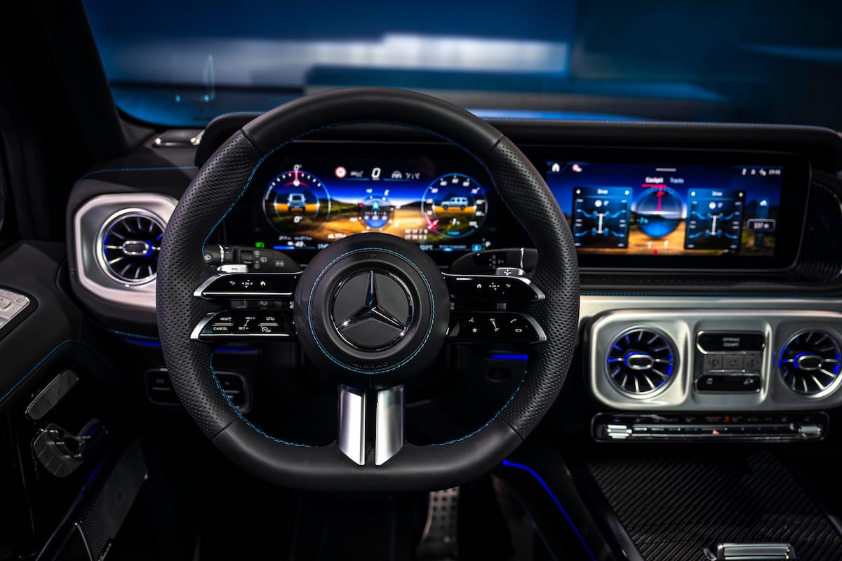 Mercedes G 580 wnętrze
