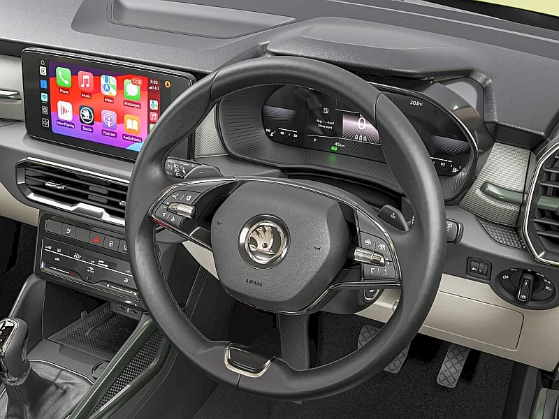 Skoda Kylaq - kokpit