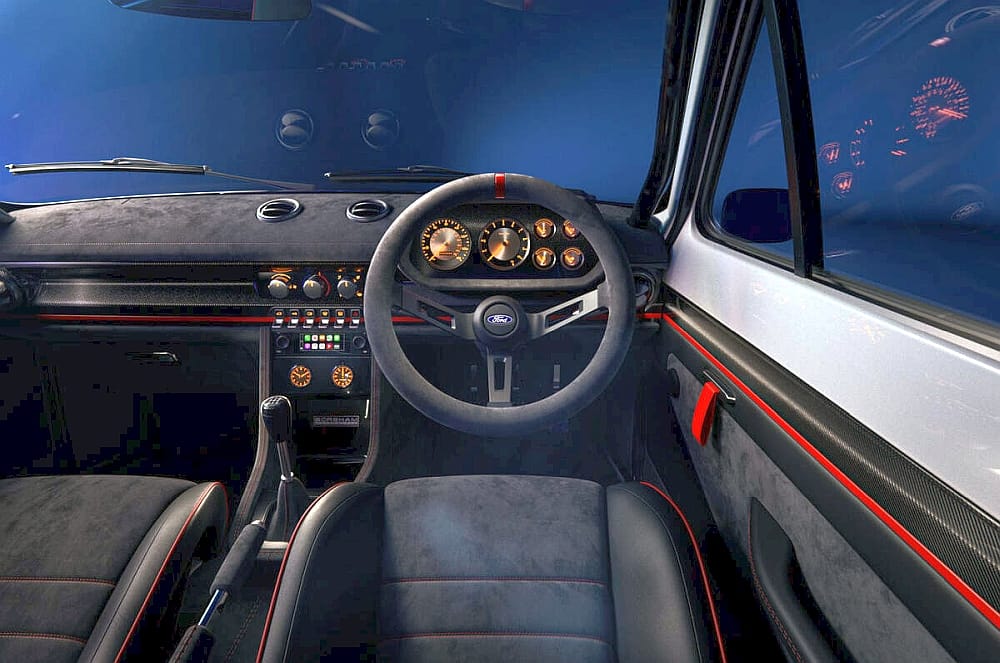 Boreham Ford Escort Mk1 RS_01 - kokpit