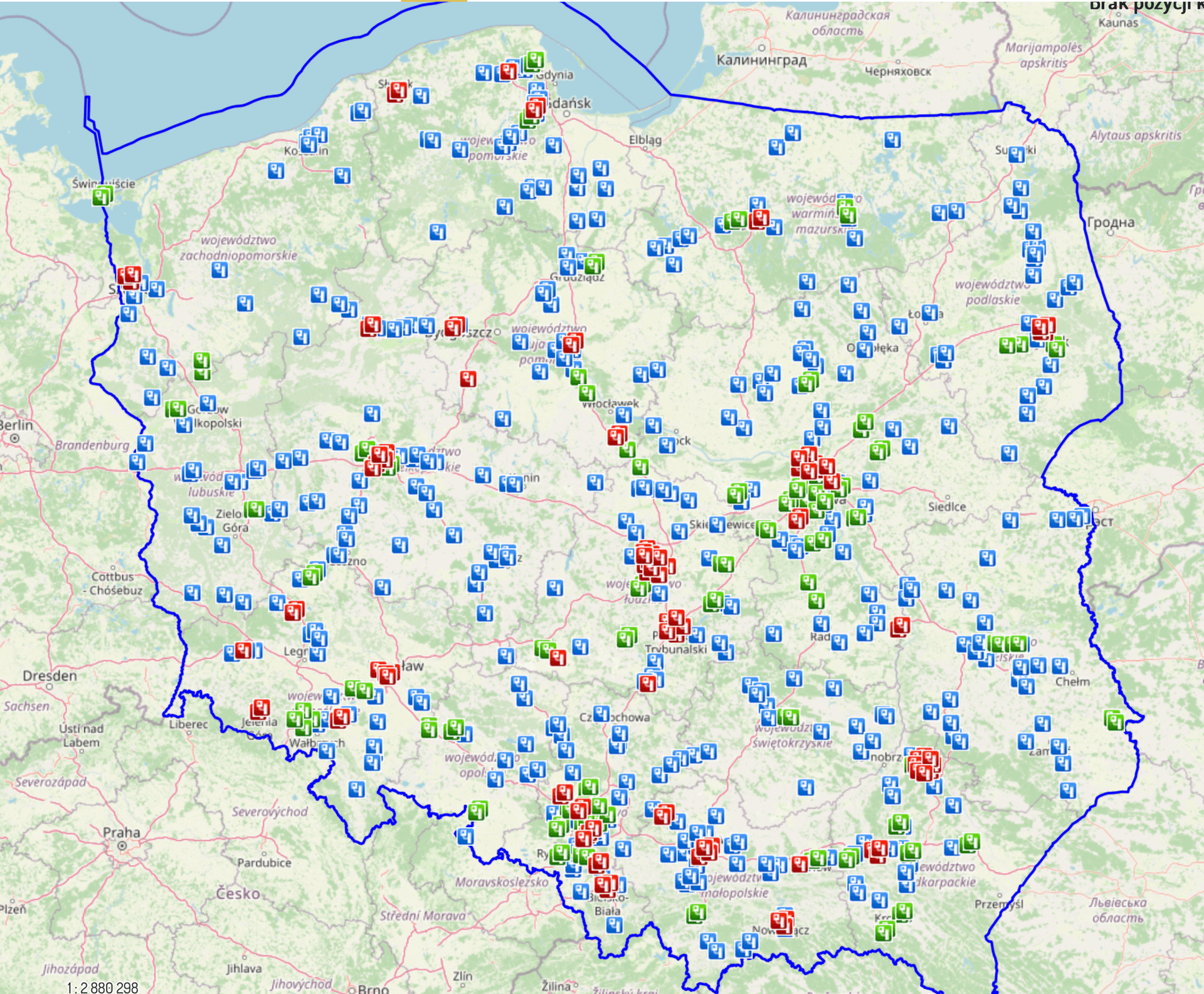 CANARD mapa