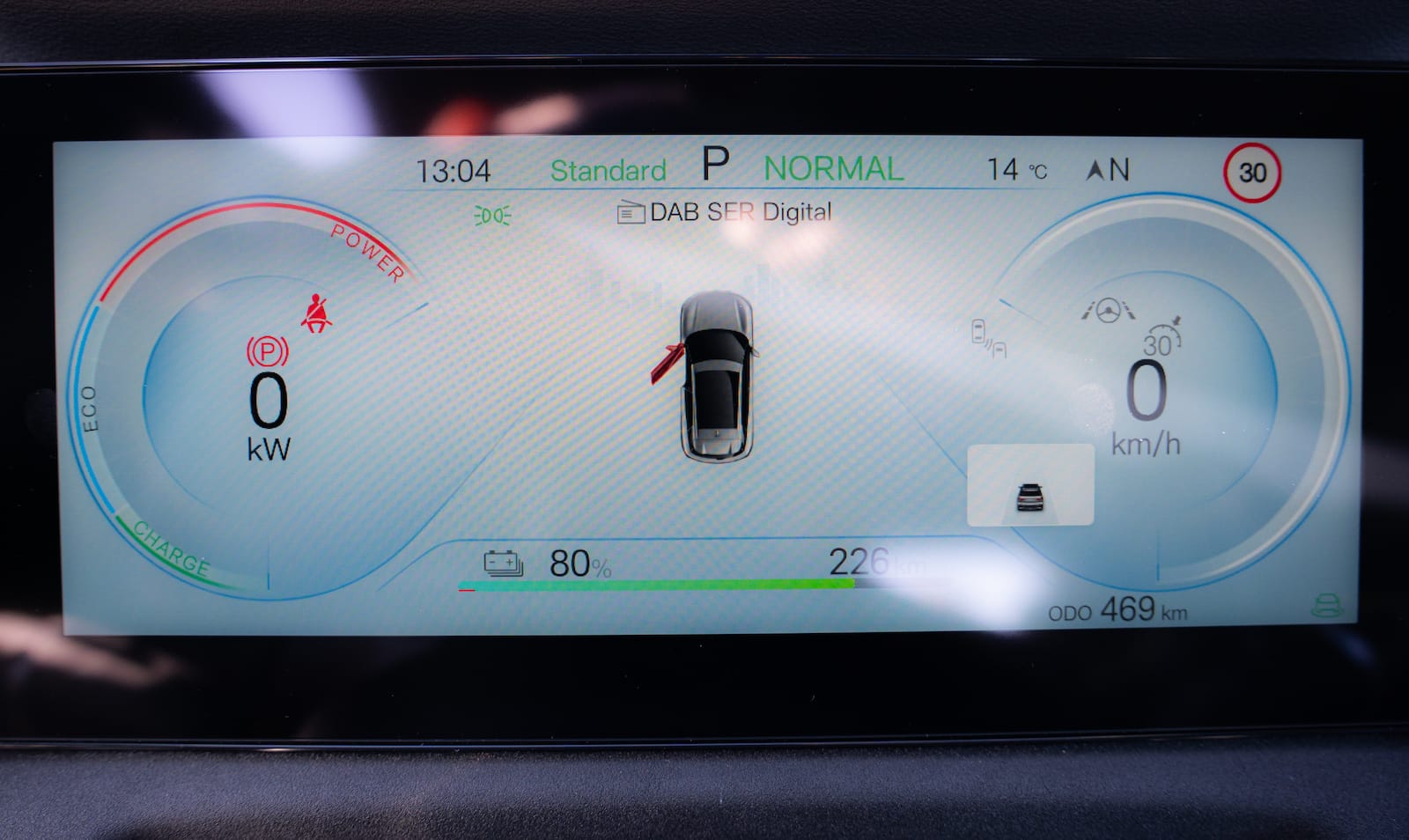 BYD Atto 2 ekran zegarów