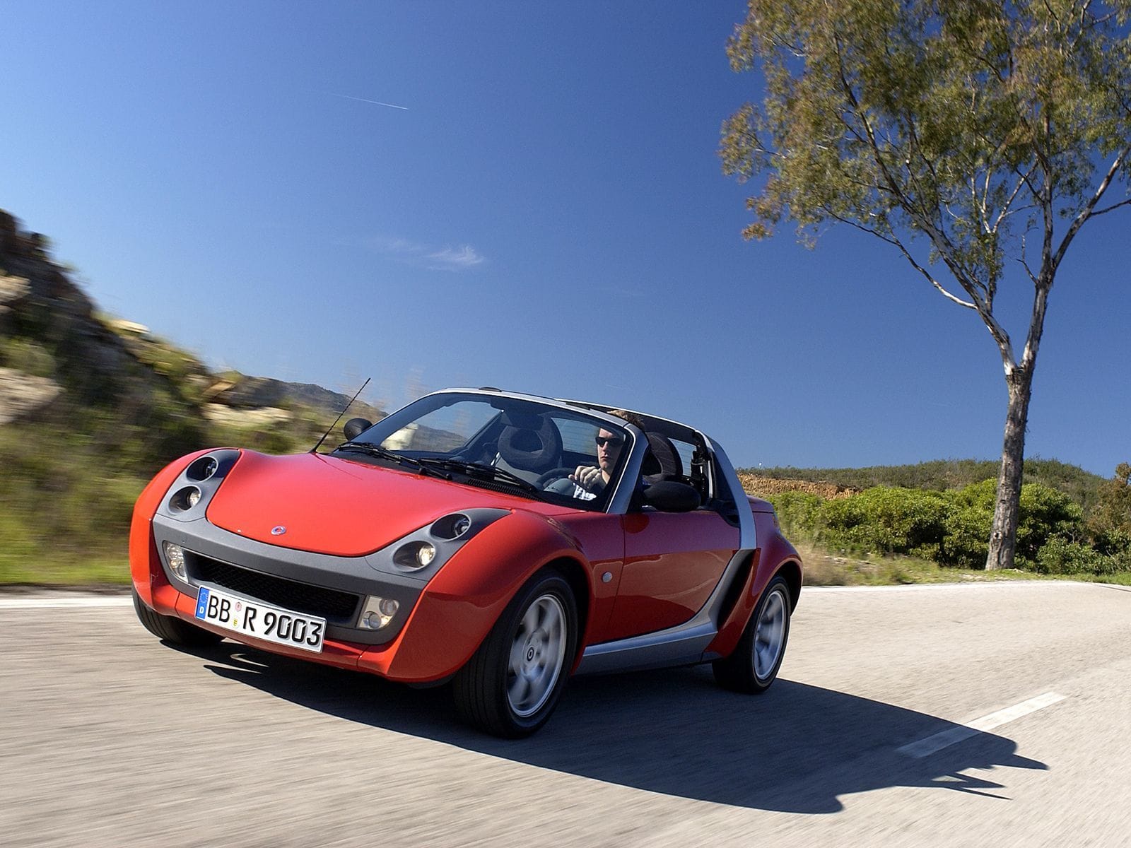 Smart roadster przód