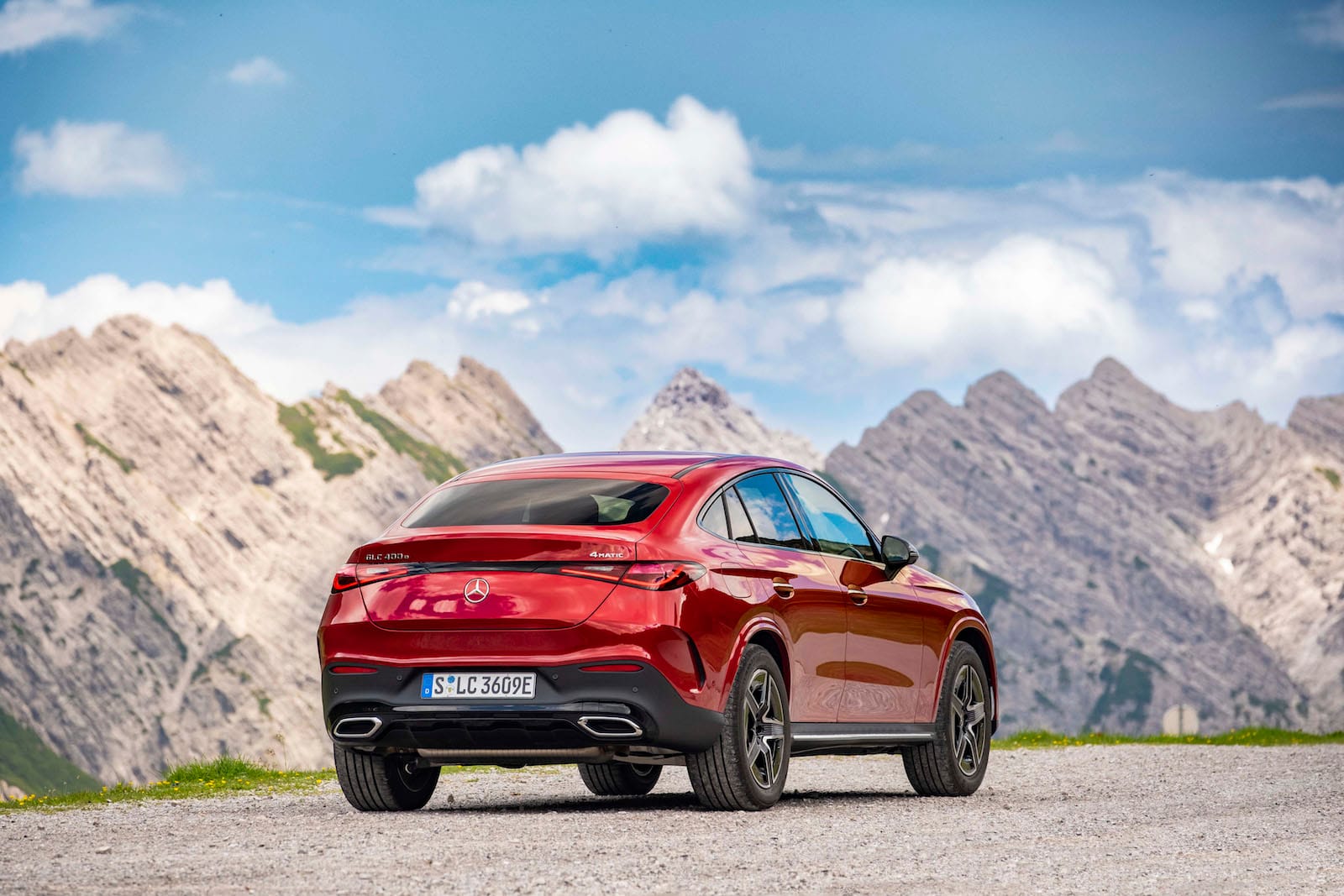 Mercedes GLC coupe tył