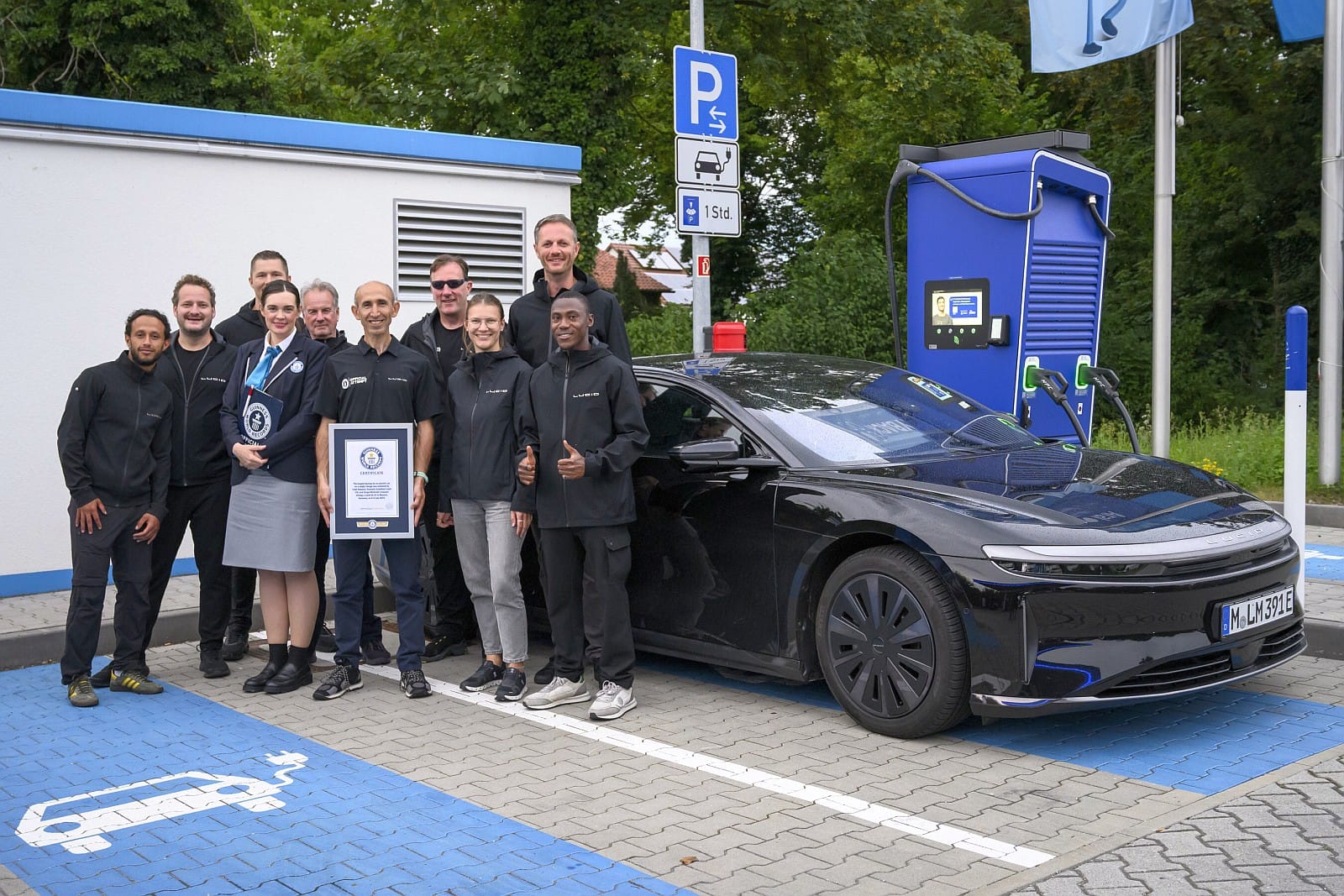 rekord zasięgu elektryka - Lucid Air GT