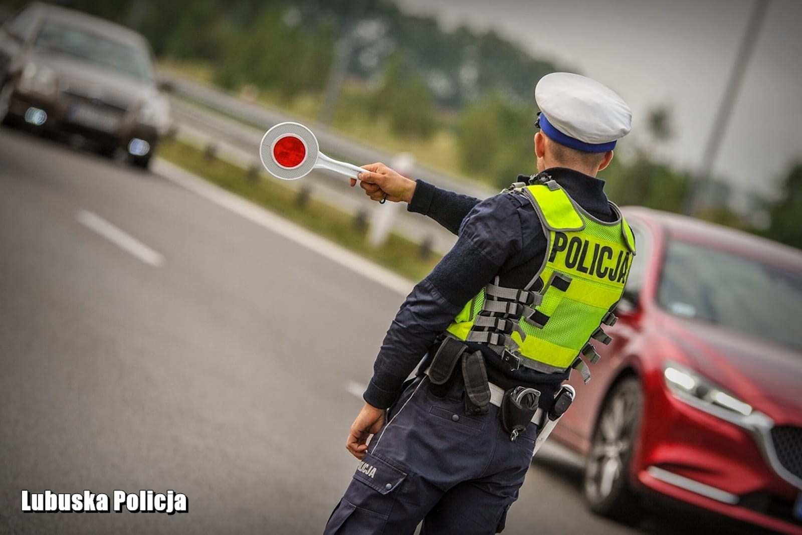 lizak kontrola drogowa policjant
