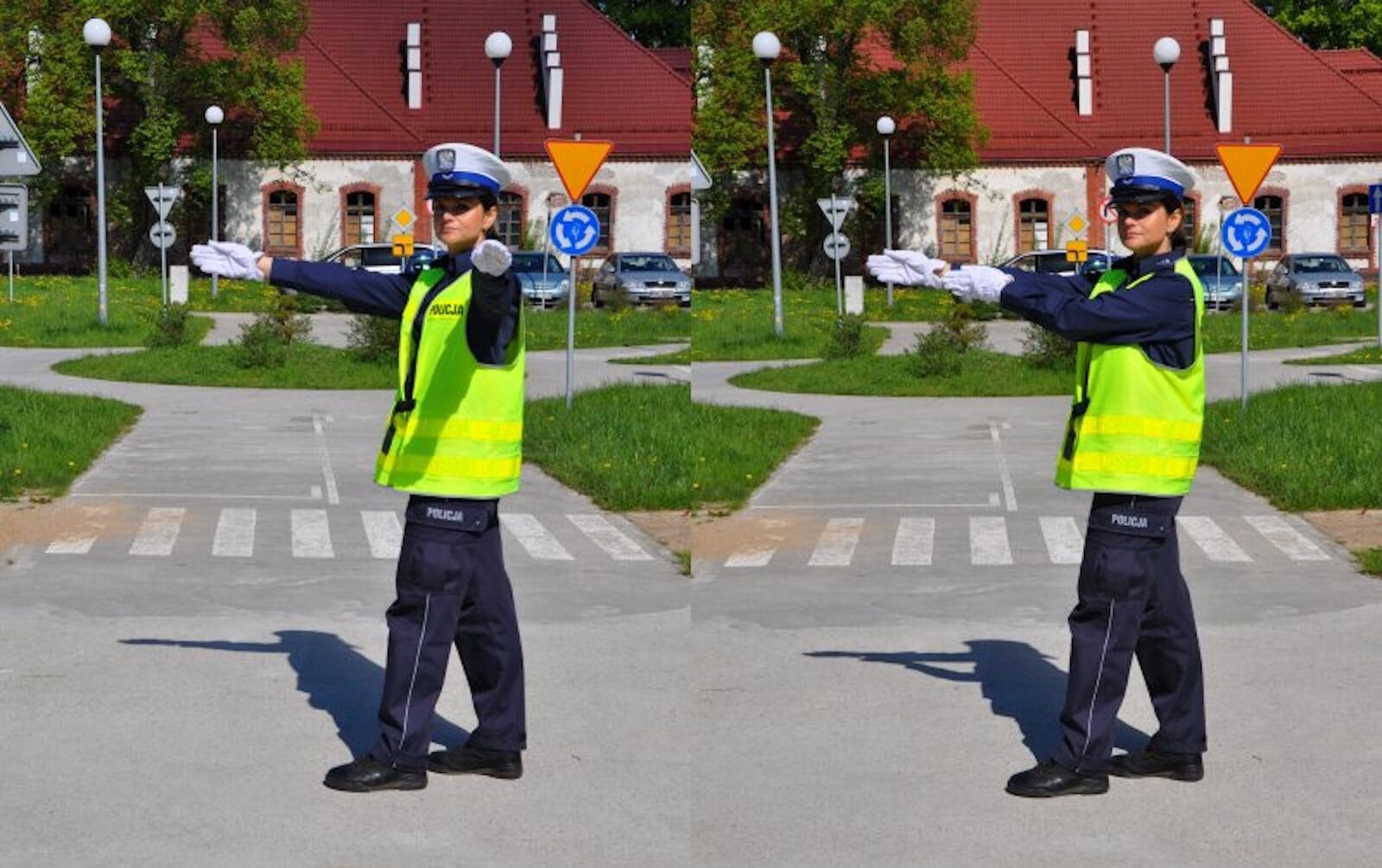 skręt w lewo