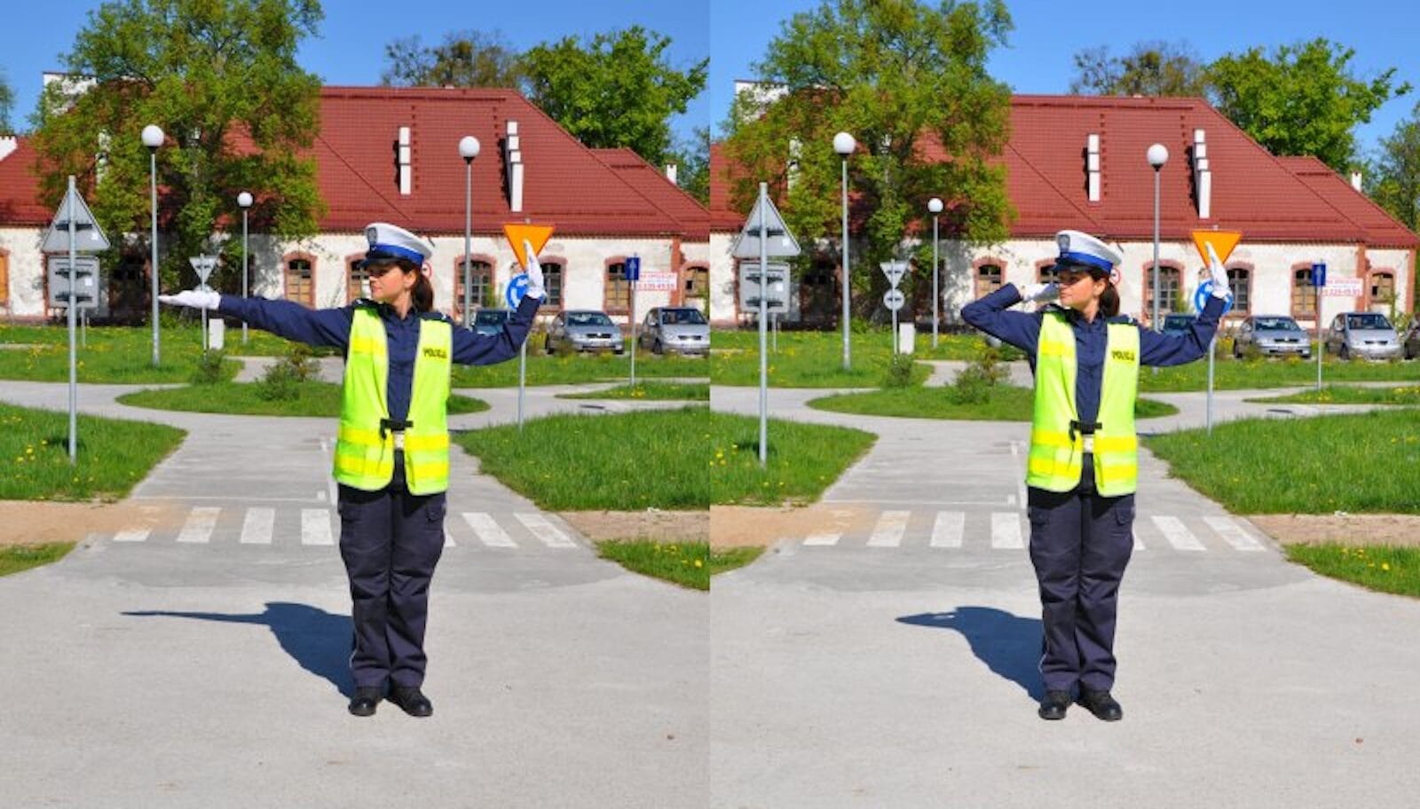 sygnał dla skręcających