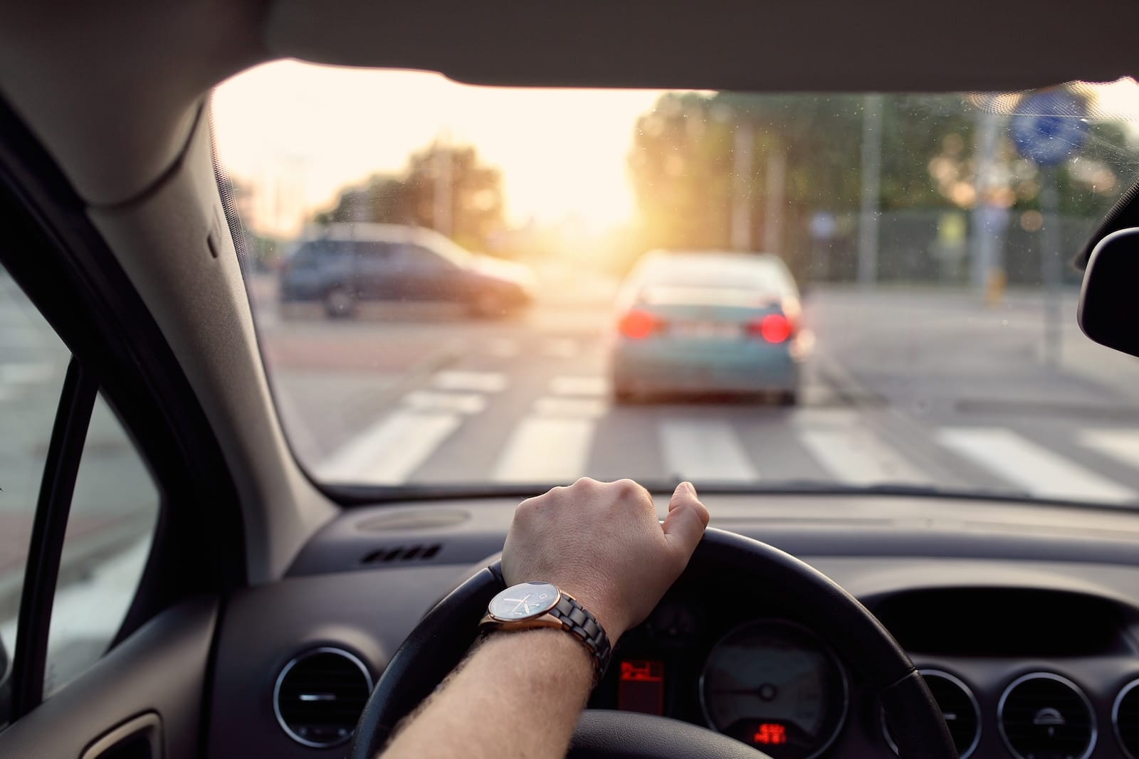 zebra przejście auto na pasach