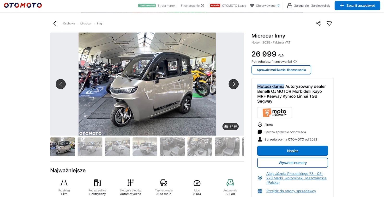 OTOMOTO Ariel