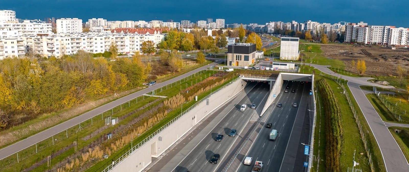 tunel s2 Warszawa ursynów
