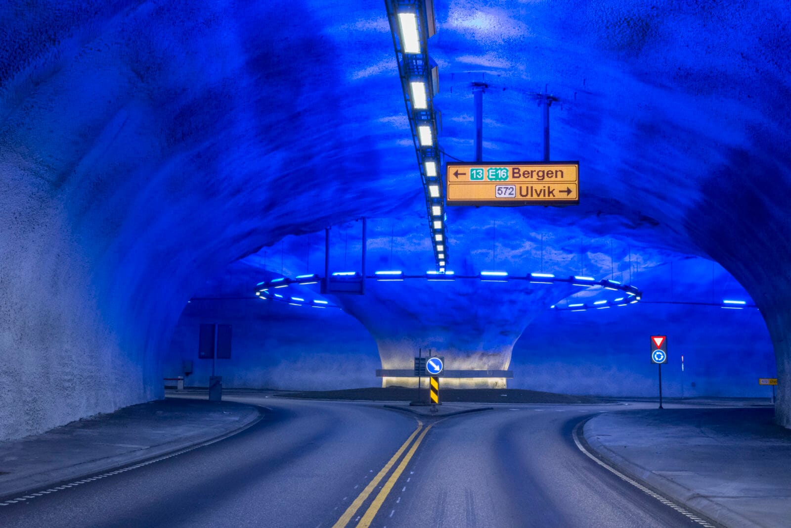 Laerdal Tunel Norwegia