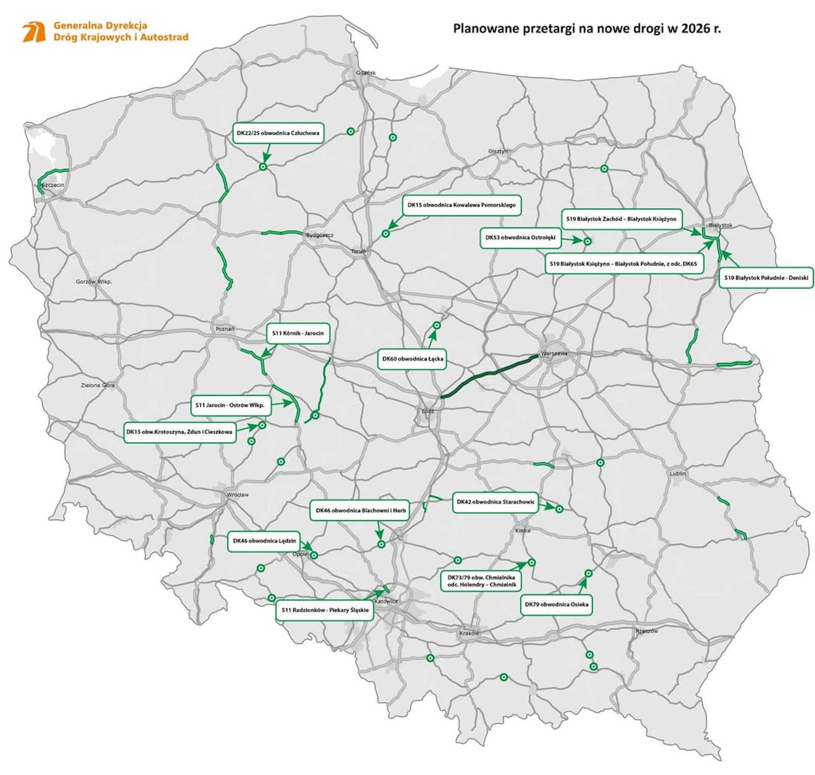 budowa dróg w 2026 GDDKiA
